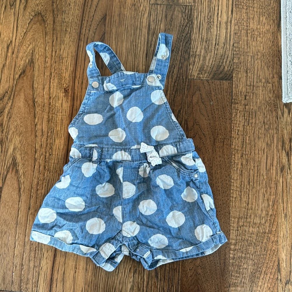Toddler short overalls